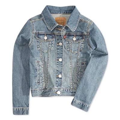 Levi's Distressed Denim Jacket, Big Girls (7-16)