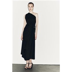 ZW COLLECTION DRAPED ASYMMETRIC DRESS