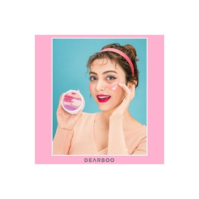 Peach & Hibiscus Brightening Hydrogel Eye Patch, Гидрогелевые патчи с экстрактами персика и гибискуса