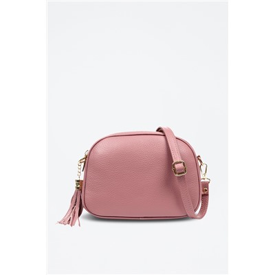 Bandolera de piel Rosa - Firenze Artegiani