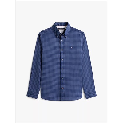 Regular Fit Check Herringbone Shirt