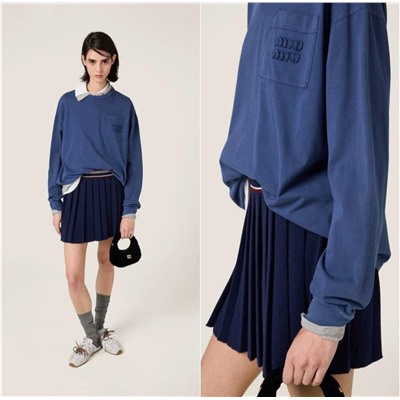 Лонг с нагрудным карманом mi*u mi*u   Экспорт