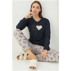 Strawberry Pamuklu Pijama Takım FWN01