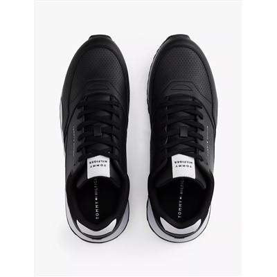 Leather-Mix Runner Sneaker