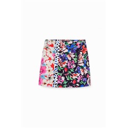 Minifalda floral