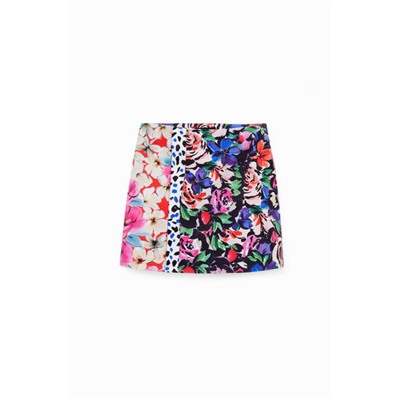 Minifalda floral