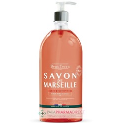 BeauTerra Savon de Marseille - Fleur d'Oranger 1L