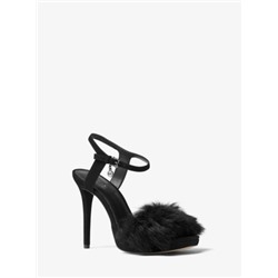MICHAEL MICHAEL KORS  Faye Suede And Fur Sandal