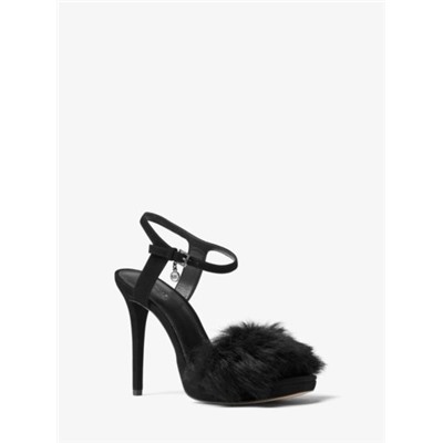 MICHAEL MICHAEL KORS  Faye Suede And Fur Sandal