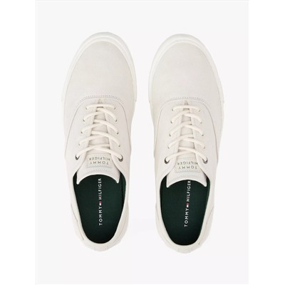 Embossed Logo Canvas Sneaker