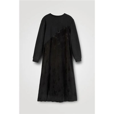 Vestido sudadera midi