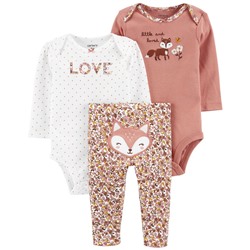 3-Piece Fox Outfit Set