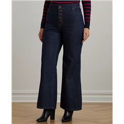 Lauren Ralph Lauren Plus Size High-Rise Flare Jeans