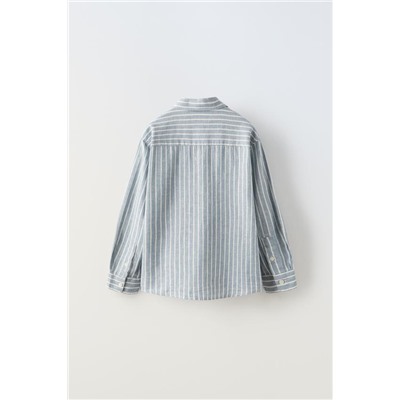 POCAS UNIDADES CAMISA RAYAS CON LINO