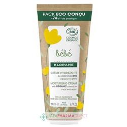 Klorane Bébé Crème Hydratante BIO 200ml