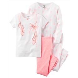 4-Piece Snug Fit Cotton PJS