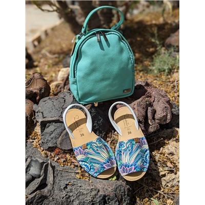ZAPATOS · 364-selva blanco+AB.Z · Pelle · mochila NAPA (630) Menta