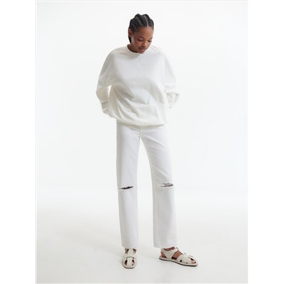 Oversize-Sweatshirt aus Baumwolle