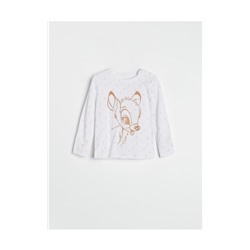 Baumwollbluse Bambi