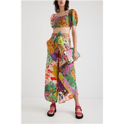 Blusa cropped M. Christian Lacroix