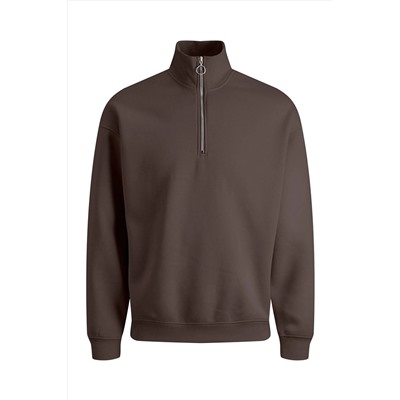 Jack & JonesJorbrınk Sweat Quarter Zıp Hıgh Neck Ln - Loose