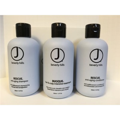J beverly hills rescue против старения шампунь, кондиционер, маска набор - 12oz