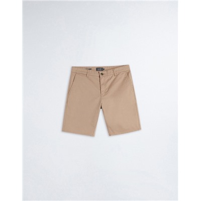 Twill Chino Shorts, Men, Beige