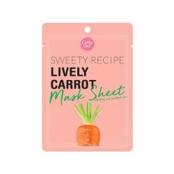 Маска для лица с экстрактом моркови от Cathy Doll 25 гр / Cathy Doll Sweety Recipe Lively Carrot Mask Sheet 25 g.