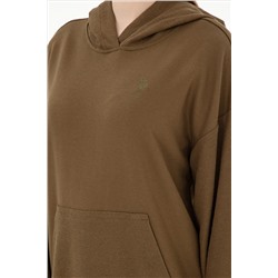 Kadın Haki Sweatshirt