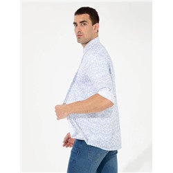 Mavi Slim Fit Uzun Kollu Gömlek