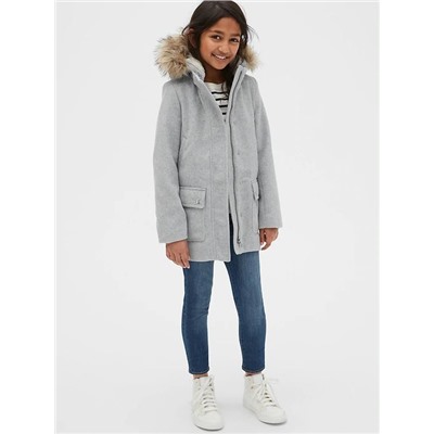 Kids Wool-Blend Coat