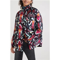 Sobrecamisa acolchada estampada