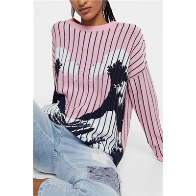 Jersey estampado hawaiano