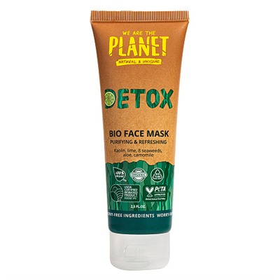 Маска для лица глиняная "Detox", очищающая