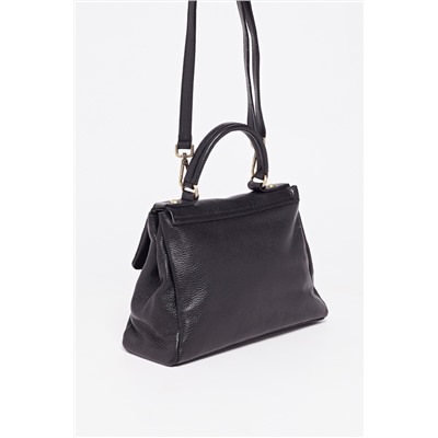 Bolso de piel Mbagi mini Negro