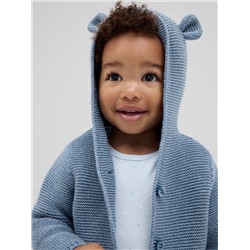 Baby Bear Garter Cardigan