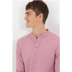 Erkek Manolya Dik Yaka Sweatshirt