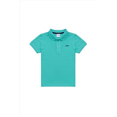 Erkek Çocuk Mint Yeşili Basic Polo Yaka Tişört