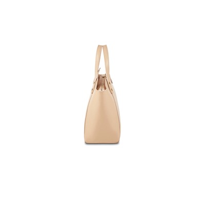 Bolso de piel Parl Nude y beige