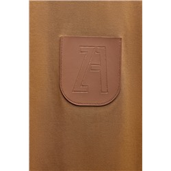 TOP WITH PADDED SHOULDERS AND LABEL