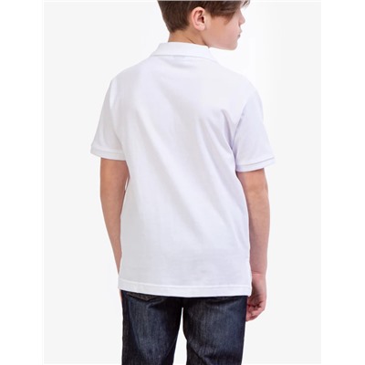 BOYS SOLID PIQUE POLO SHIRT