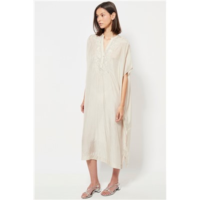 Camisón de seda - Beige