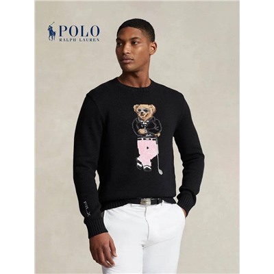 Мужской свитер с вышивкой RALPH LAURE*N ОРИГИНАЛ!