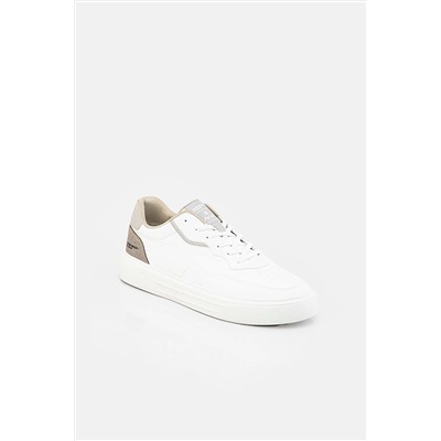Avva Erkek Beyaz Parçalı Süet Deri Detaylı Esnek Taban Sneaker Ayakkabı A31y8001 A31Y8001