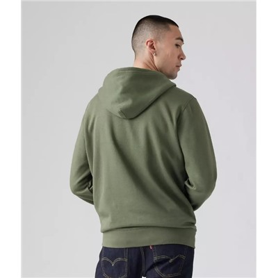 Model is 6'2", Waist 32", Wearing size medium Zip Up Hoodie Sweatshirt