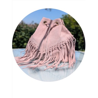 Итальянская сумка из натуральной кожи AB.Z · Pelle · Bary flecas (440) Rosa
