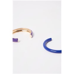Pulsera abierta Azul