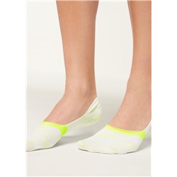Unsichtbare Socken mit nuanciertem Muster