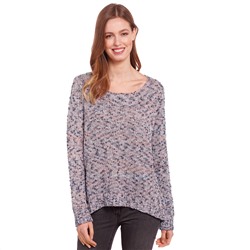 Damen Strickpullover mit Noppengarn