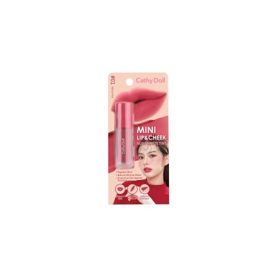 МАТОВЫЙ ОТТЕНОК ДЛЯ ГУБ И ЩЕК CATHY DOLL MINI 2,1 Г/Cathy Doll Mini Lip_Cheek Nude Matte Tint 2_1 g